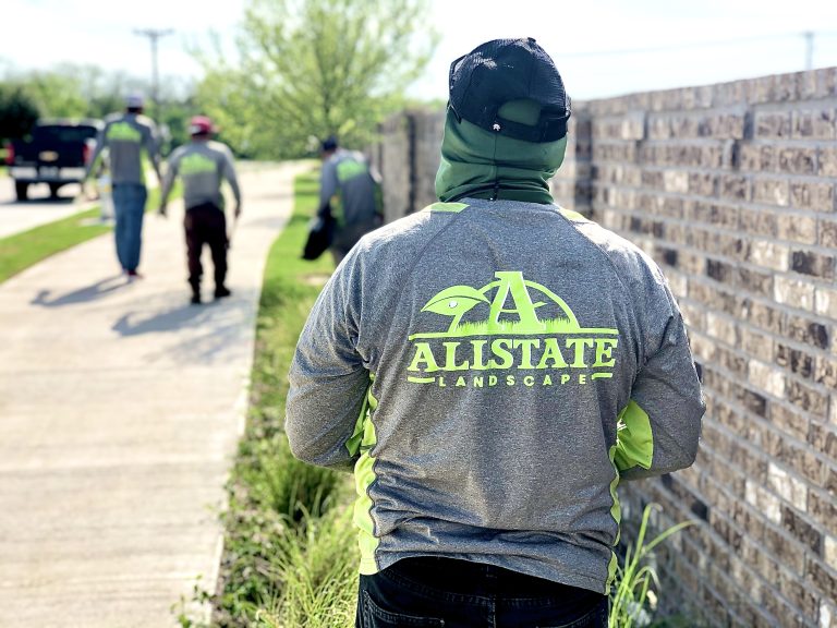 allstate landscape crew working